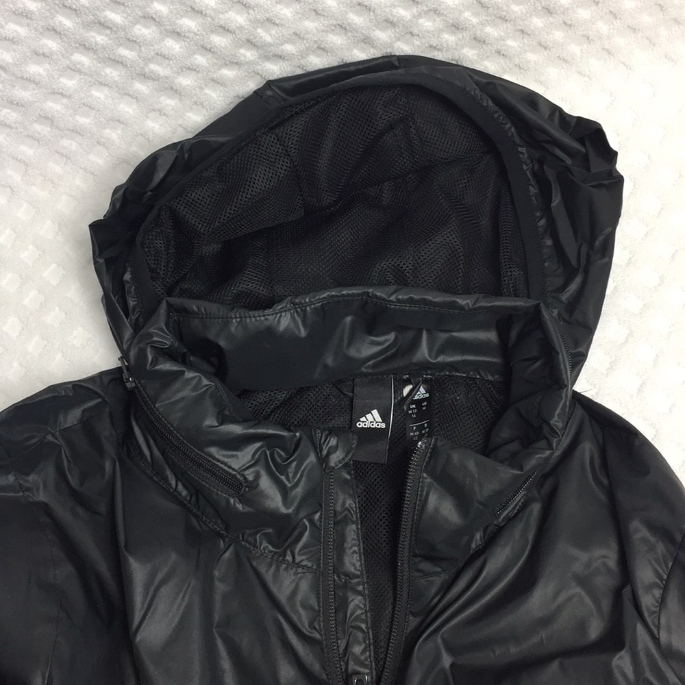 Adidas Hooded Rain Coat Size Medium - Picture 4 of 5